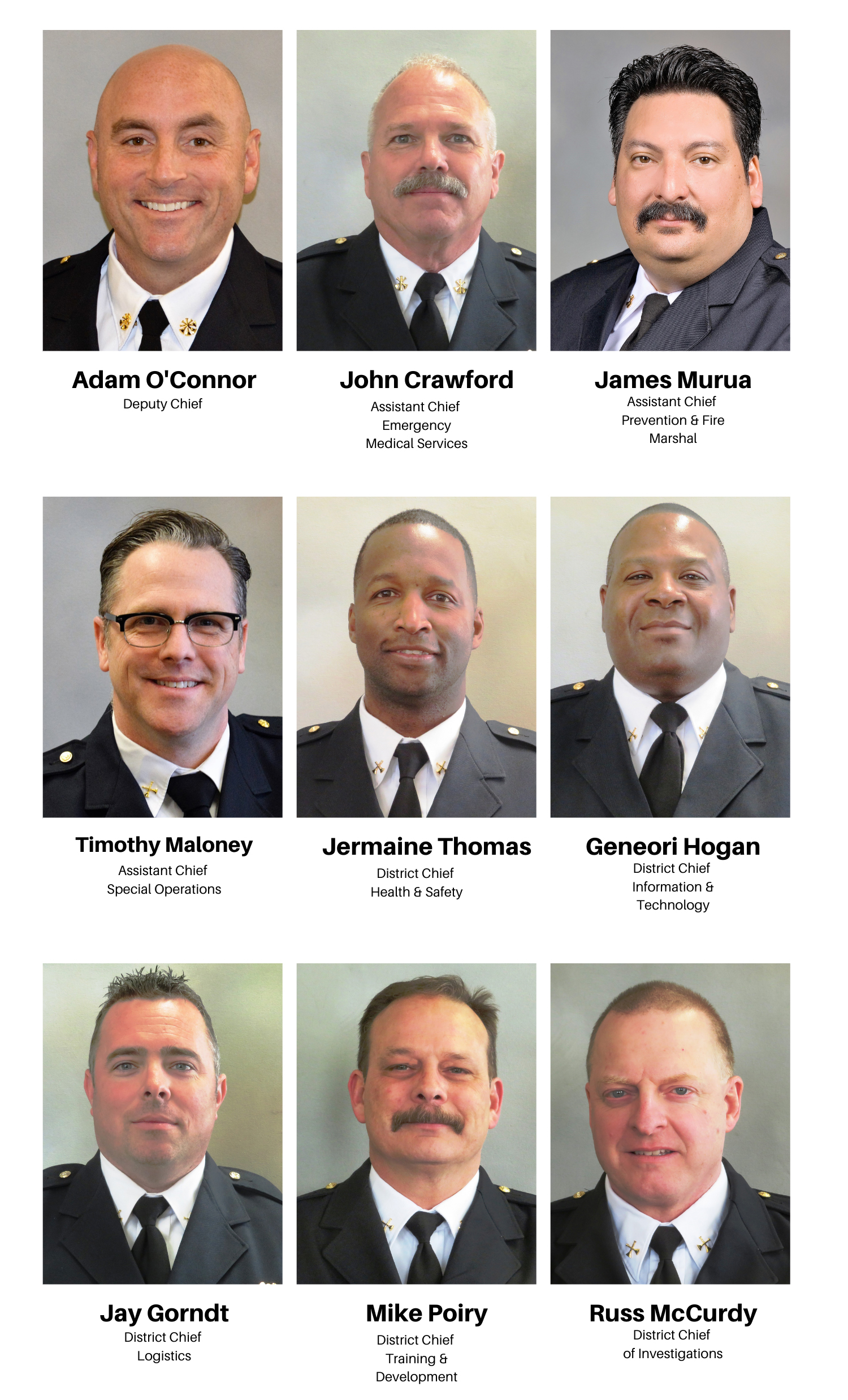All Division Heads 9 10 20